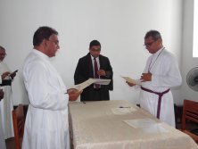 Revd Sunil Shantha and Revd Christopher Balraj took oaths as Archdeacons